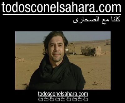 Bardem producirá su segundo documental ''Hijos de las nubes'' sobre situación ''injusta'' en el Sahara Occidental